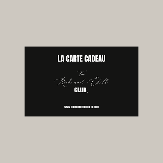 Carte Cadeau - The Rich and Chill Club