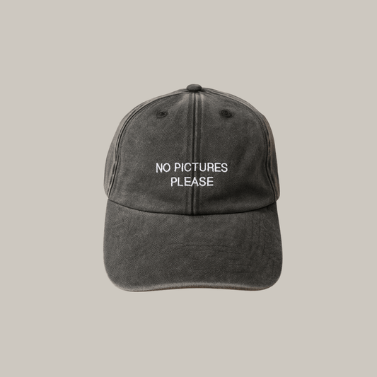 Casquette délavée - NO PICTURES PLEASE