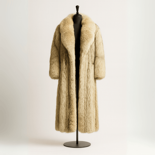 Manteau en fourrure recyclée - The Rich and Chill Club