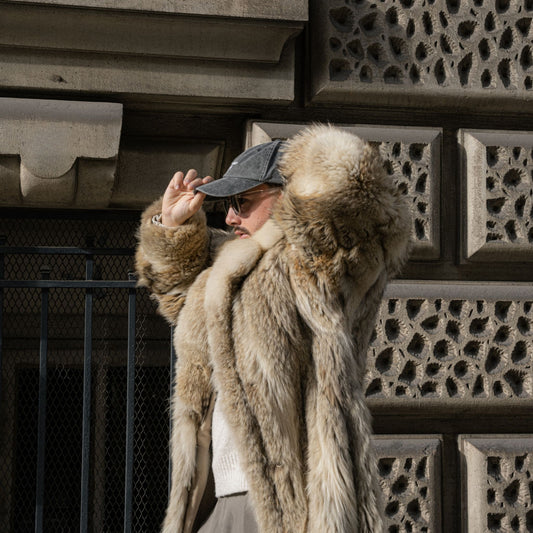 Manteau en fourrure recyclée - The Rich and Chill Club